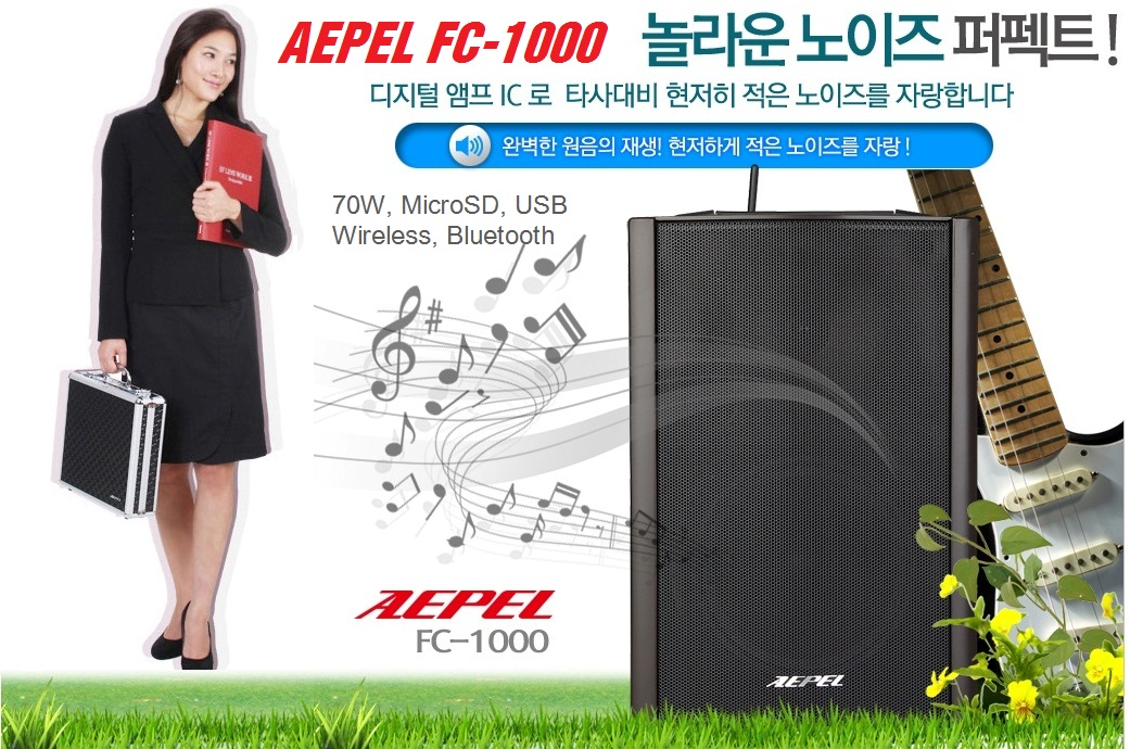 FC-1000 Wireless/USB/SDcard/Bluetooth