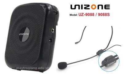Máy trợ giảng Unizone UZ-9088 chính hãng (Micro có dây gài tai, quàng đầu)