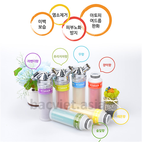 Lọc nước vòi sen lõi lọc Vitamin C dưỡng da VitaRain Hàn Quốc 019